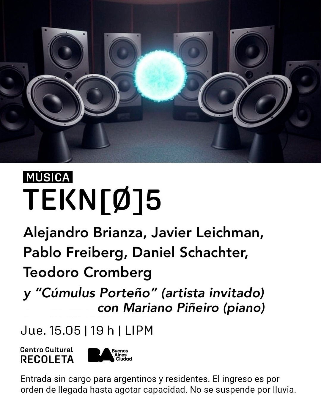 Concierto del Grupo Tekn[ø]5 15/5/2025