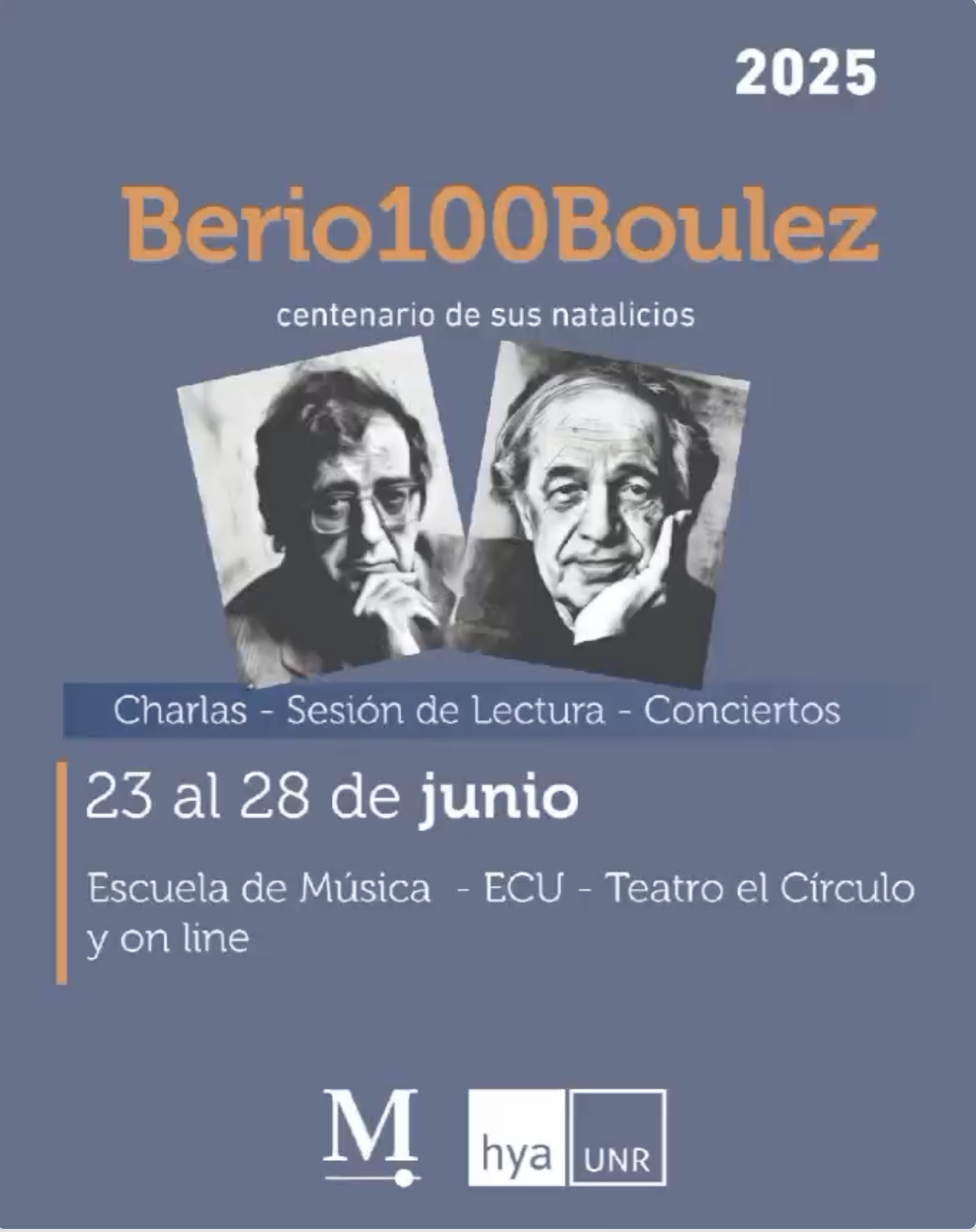 Festival Boulez100Berio                                 Universidad Nacional de Rosario