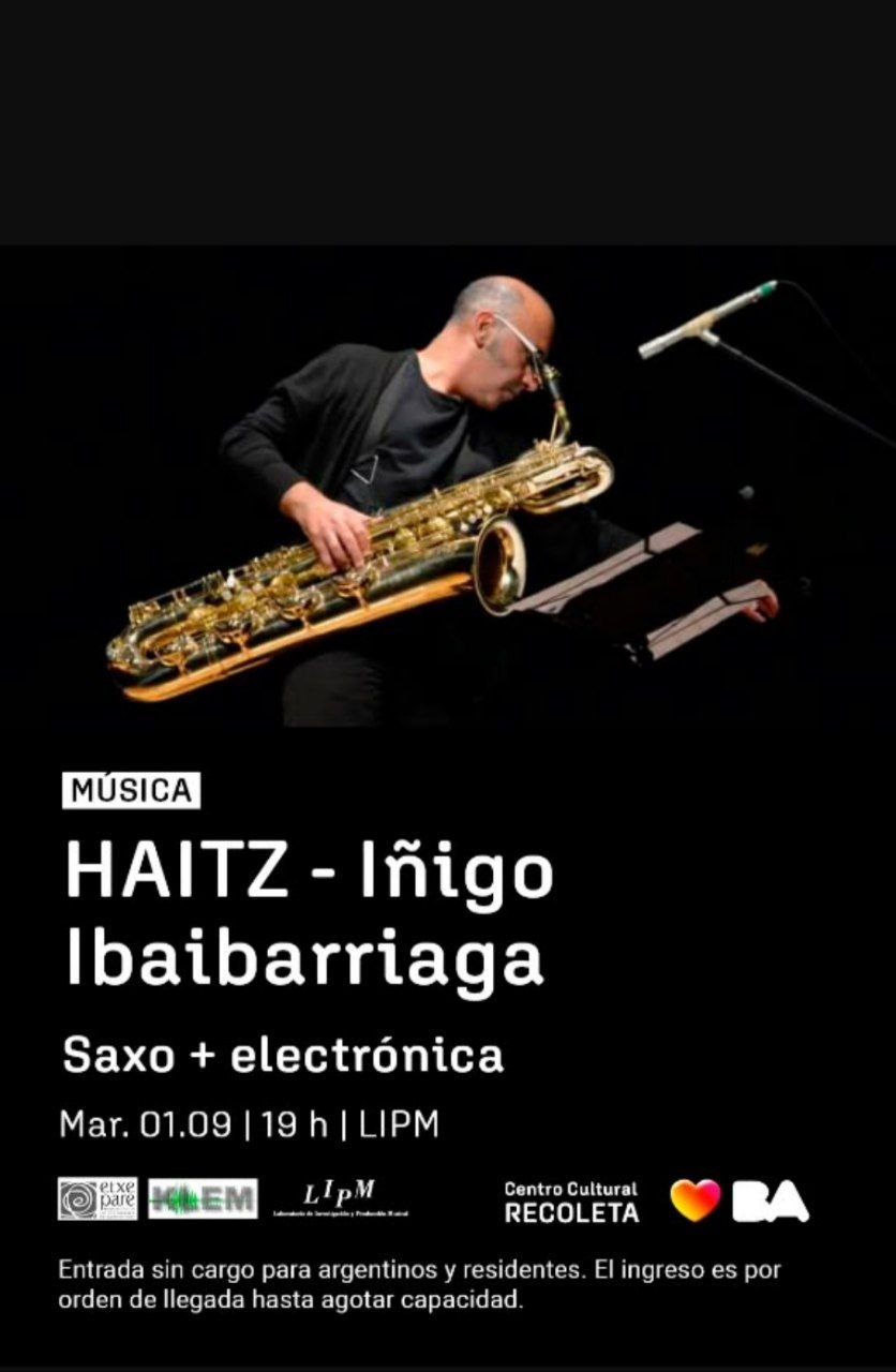 Concierto HAITZ – Iñigo Ibaibarriaga en el LIPM – CCR